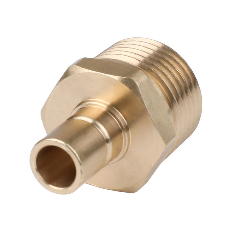 Unión de tubería de cobre Combinación de torno-molino Mecanizado de precisión Mecanizado de precisión de pieza de cobre personalizado Niquelado en superficie